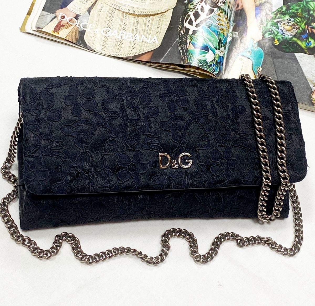 Сумочка/ ажур/ Dolce Gabbana размер 22/12 цена 15 655 руб 