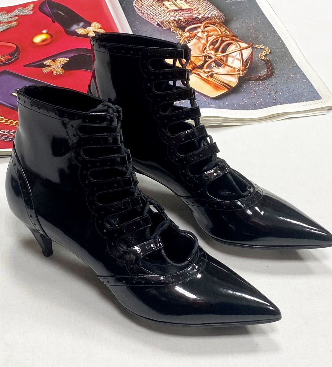 Ботильоны Saint Laurent размер 37.5 цена 28 179 руб