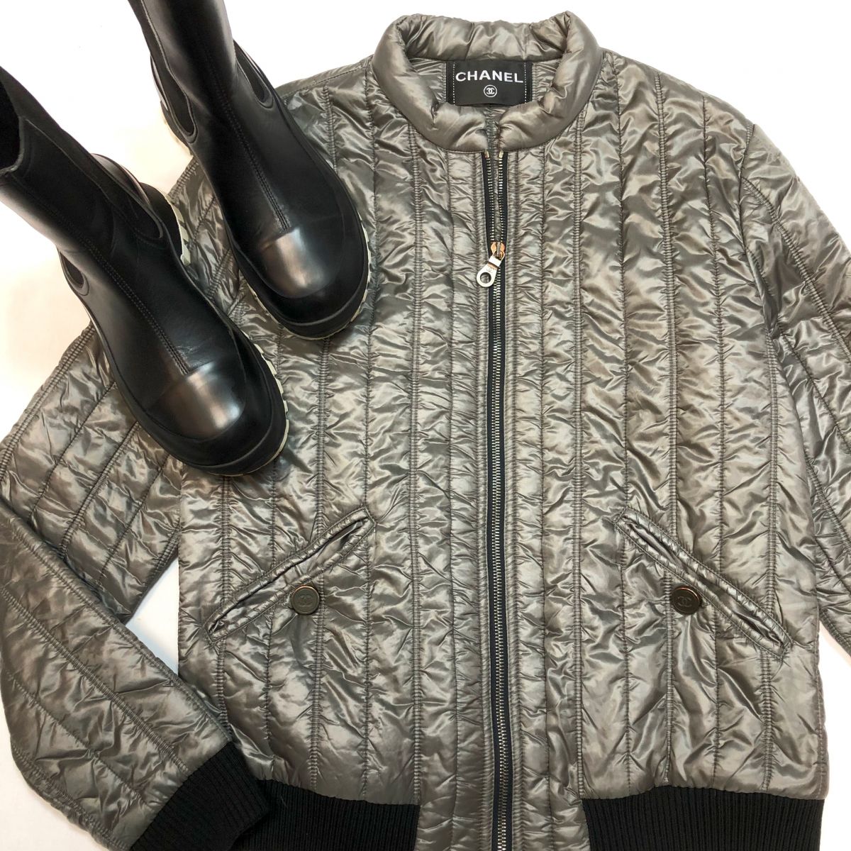 Куртка Chanel размер 38/42 цена 38 463 руб