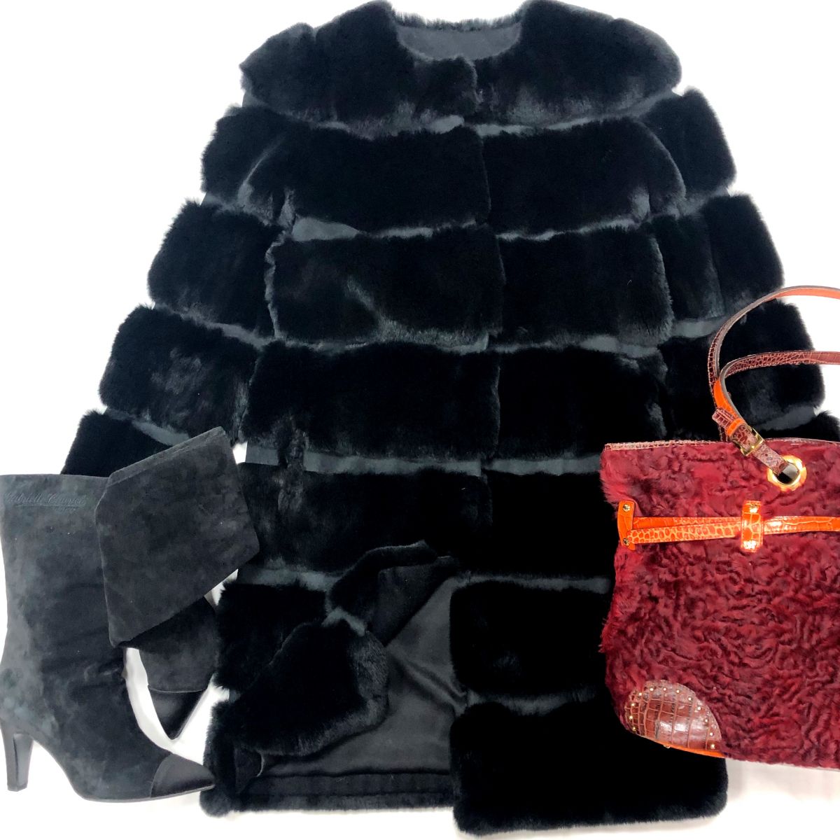 Шуба /мех кролика/ VALENTINO размер 38 цена 46 155 руб Сапожки Chanel размер 38 цена 15 385 руб Сумка ETRO
