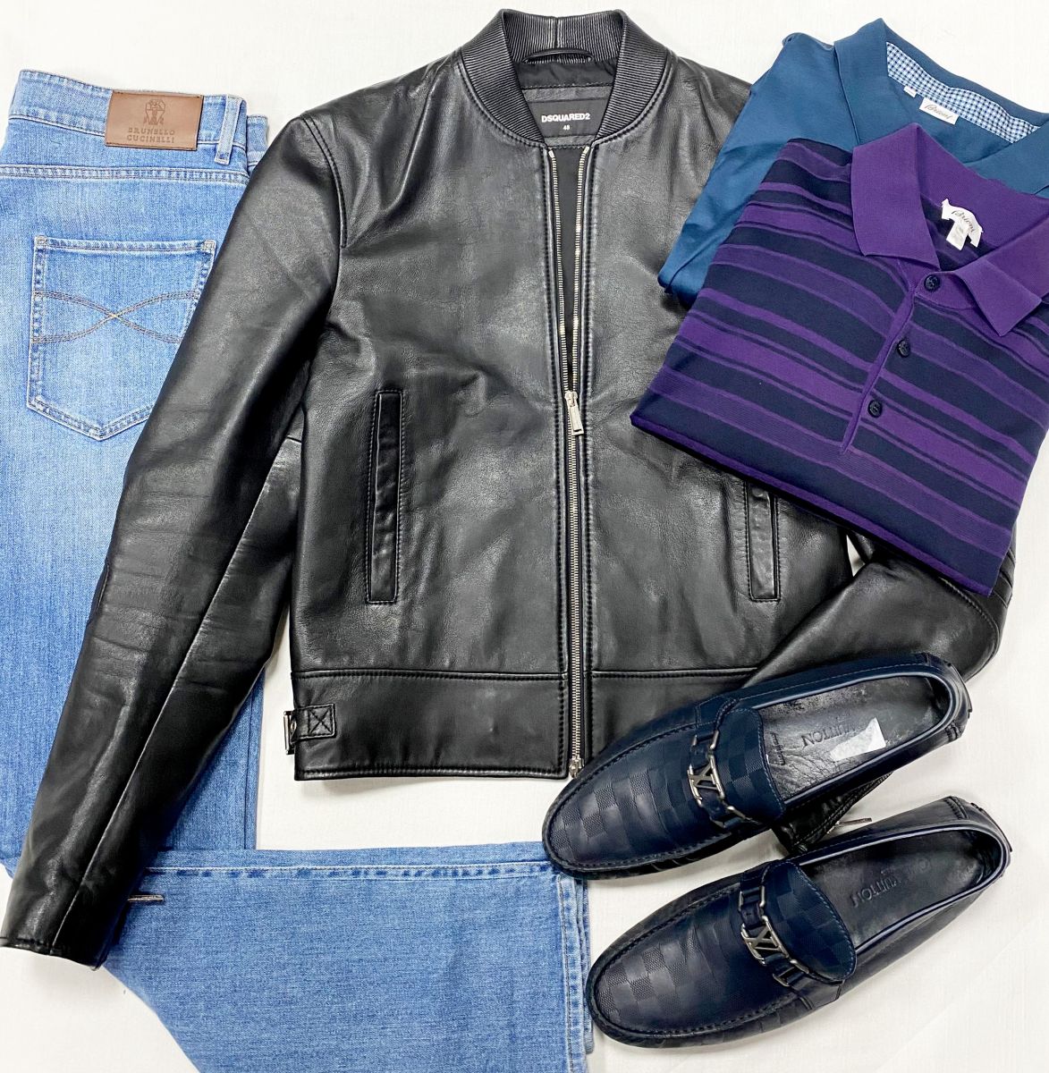 #mechtamen Куртка Dsquared размер 48 цена 39 138 руб 
Поло Brioni размер 4XL цена 9 393 руб / 15 655 руб 
Джинсы Brunello Cucinelli размер 46 цена 4 697 руб 
Лоферы Louis Vuitton размер 45 цена 15 655 руб