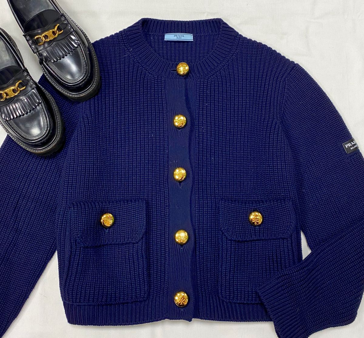 Кардиган Prada размер 44 цена 62 620 руб