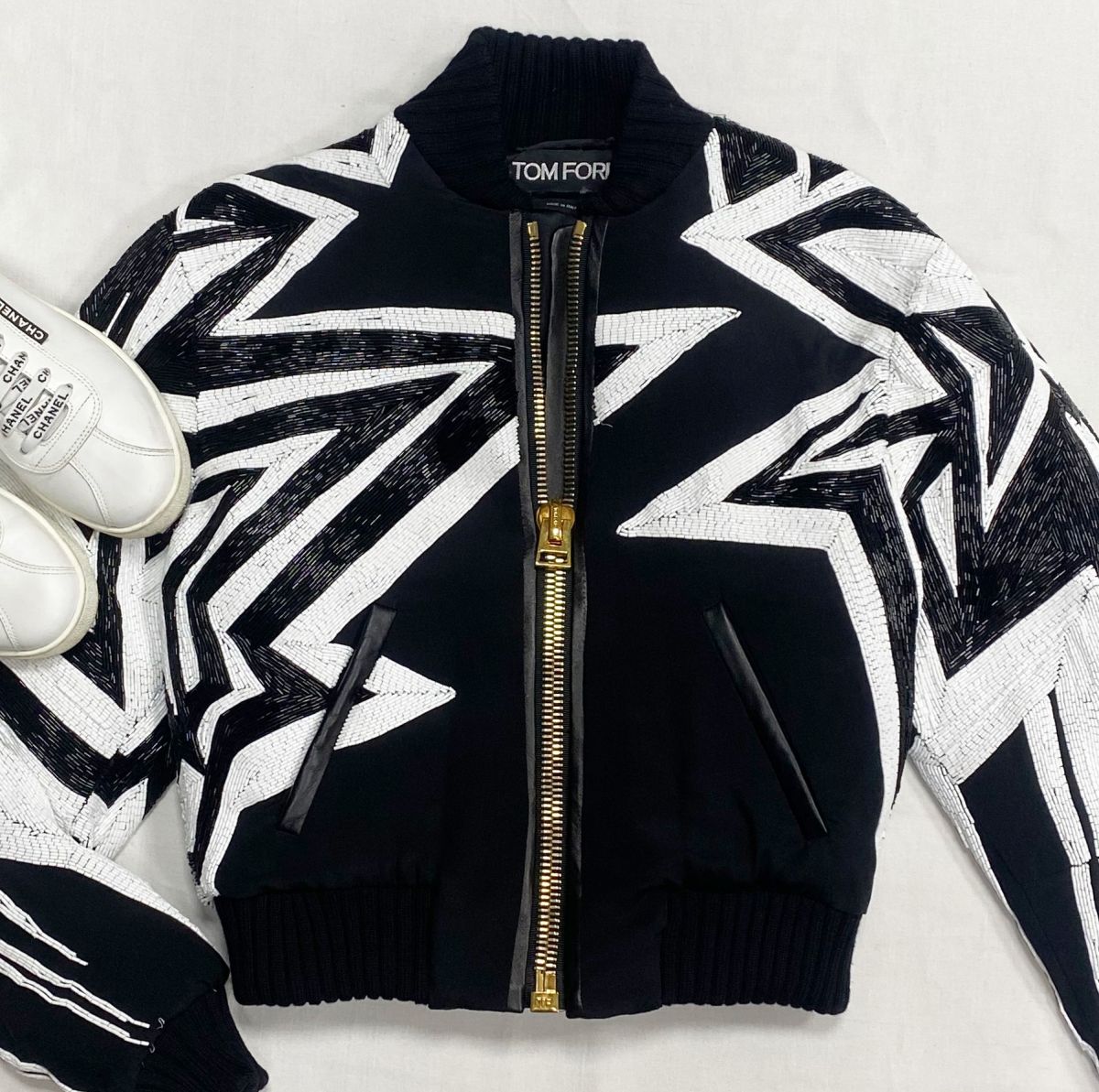 Куртка / пайетки/ Tom Ford размер 38 цена 234 825 руб