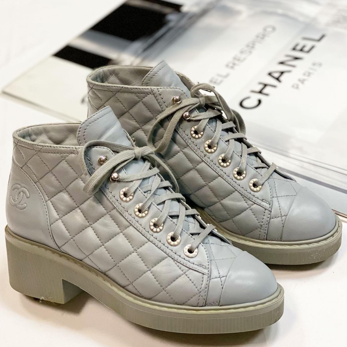 Ботинки Chanel размер 38.5 цена 53 847 руб 