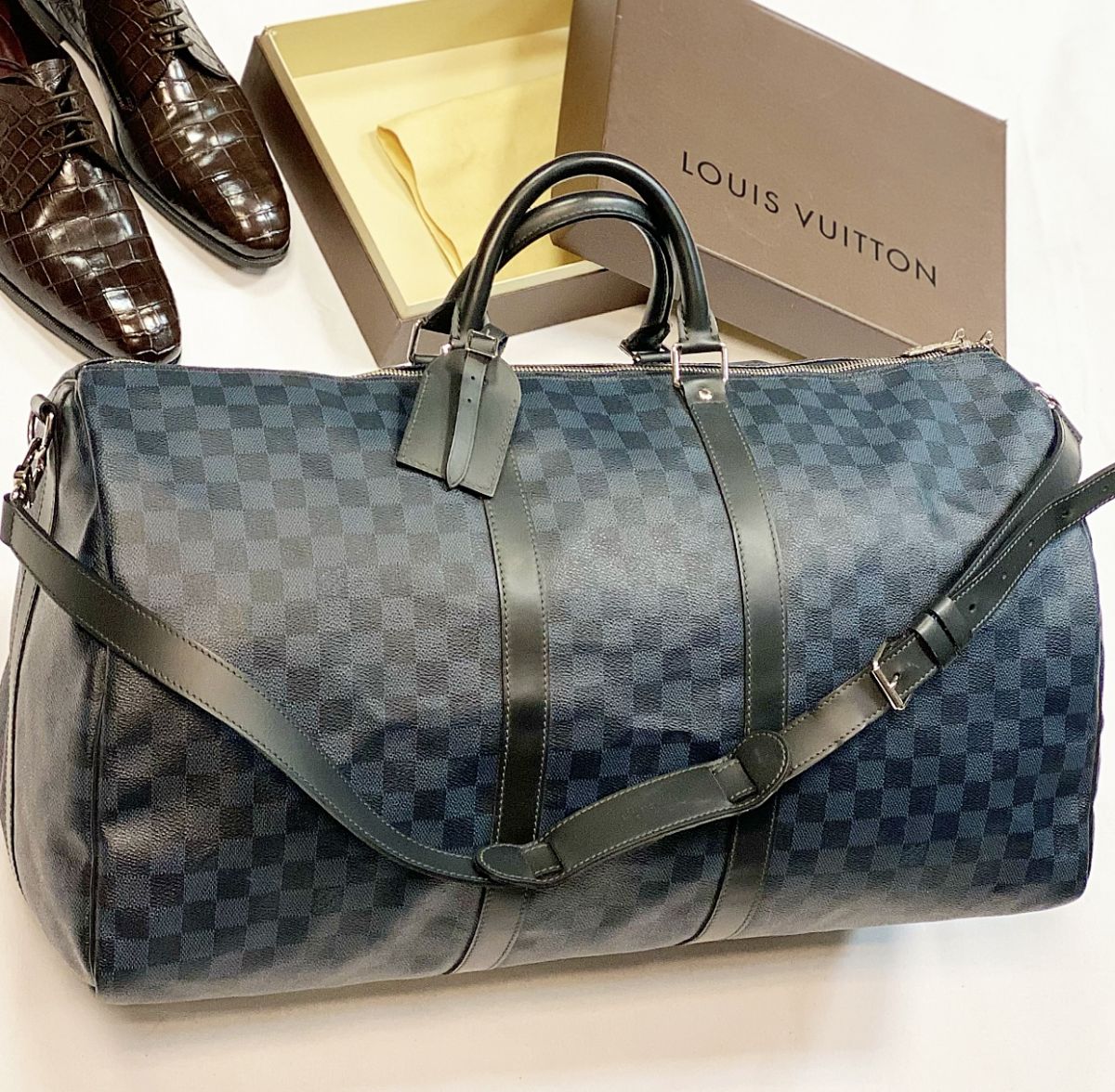 Сумка / дорожная / Louis Vuitton размер 55/35 цена 76 925 руб 