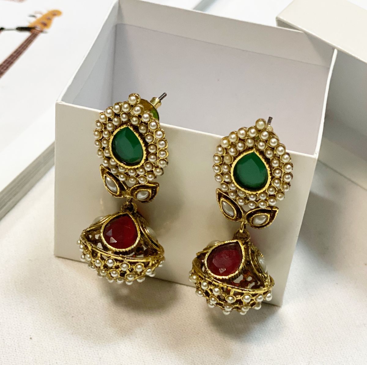 Серьги /камни/ цена 3 077 руб