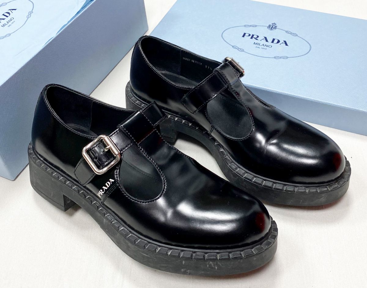 Ботинки Prada размер 37.5 цена 23 483 руб