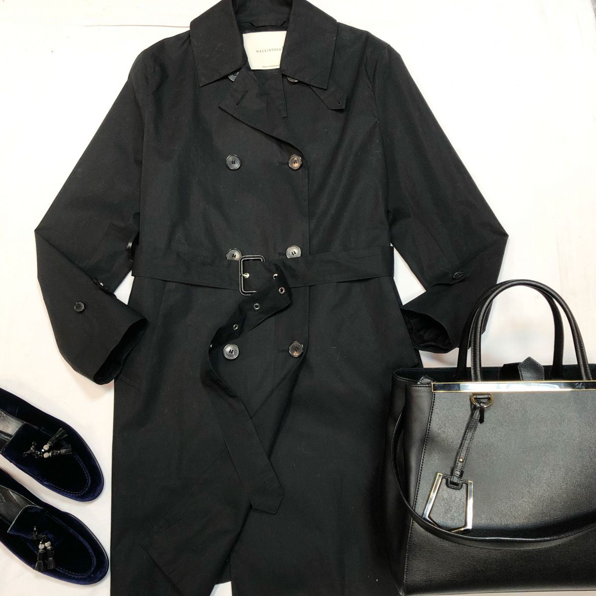 Плащ MACKINTOSH размер 38 цена 9 231 руб Сумка FENDI