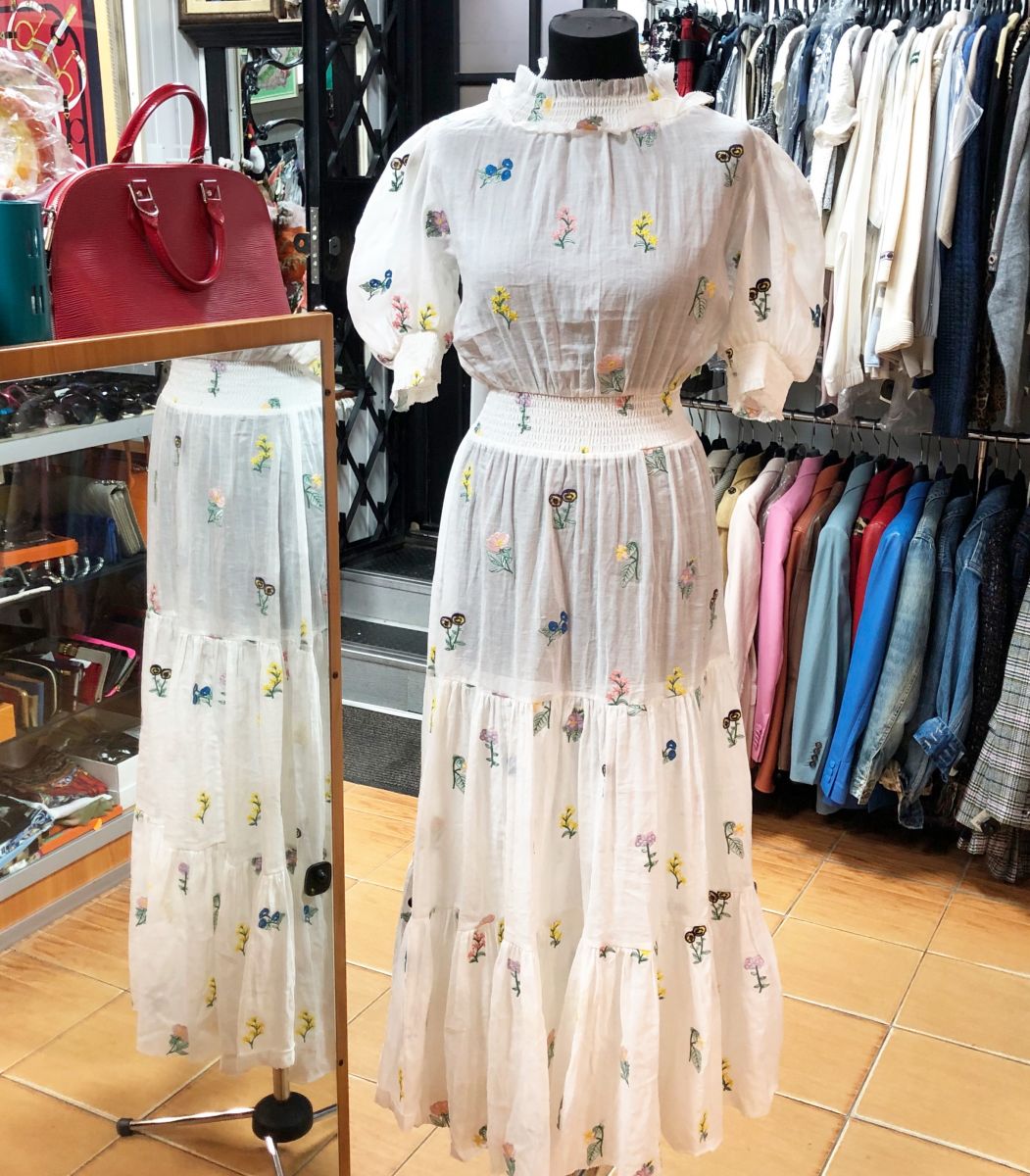 Платье/вышивка / размер 6 цена 10 770 руб
