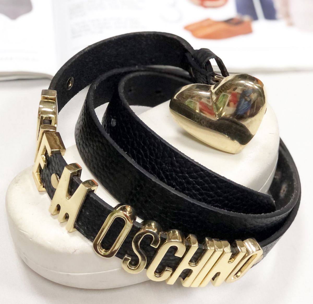 Ремень Moschino цена 4 697 руб