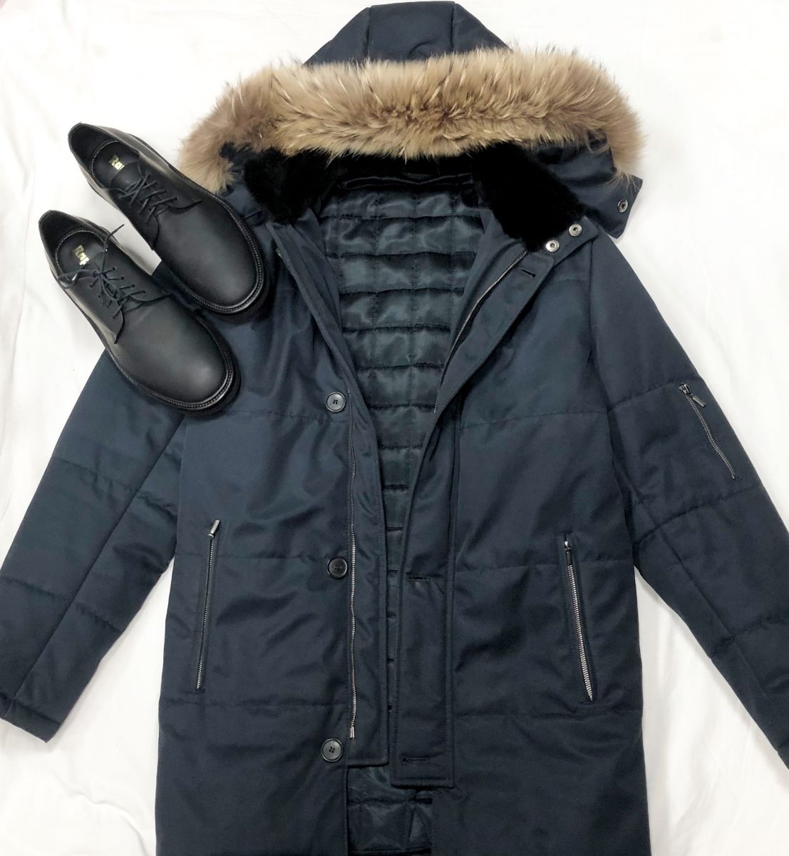 #Mechtamen
Куртка /мех лисы/ BRIONI размер XXL цена 62 620 руб 
Туфли Raparo размер 9.1/2  43.5 цена 10 959 руб /новые/