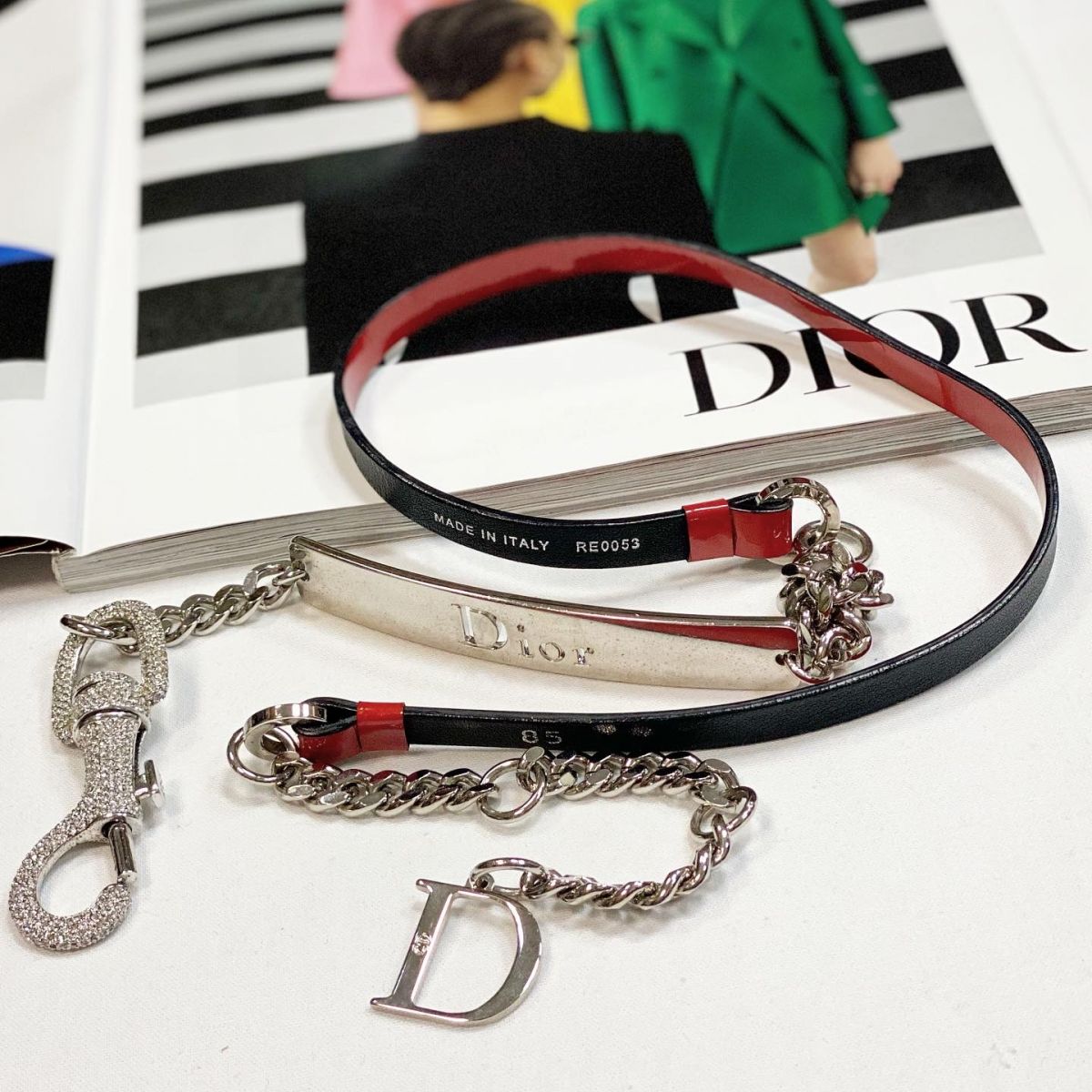 Ремень/стразы/ Dior размер 85 цена 10 770 руб 