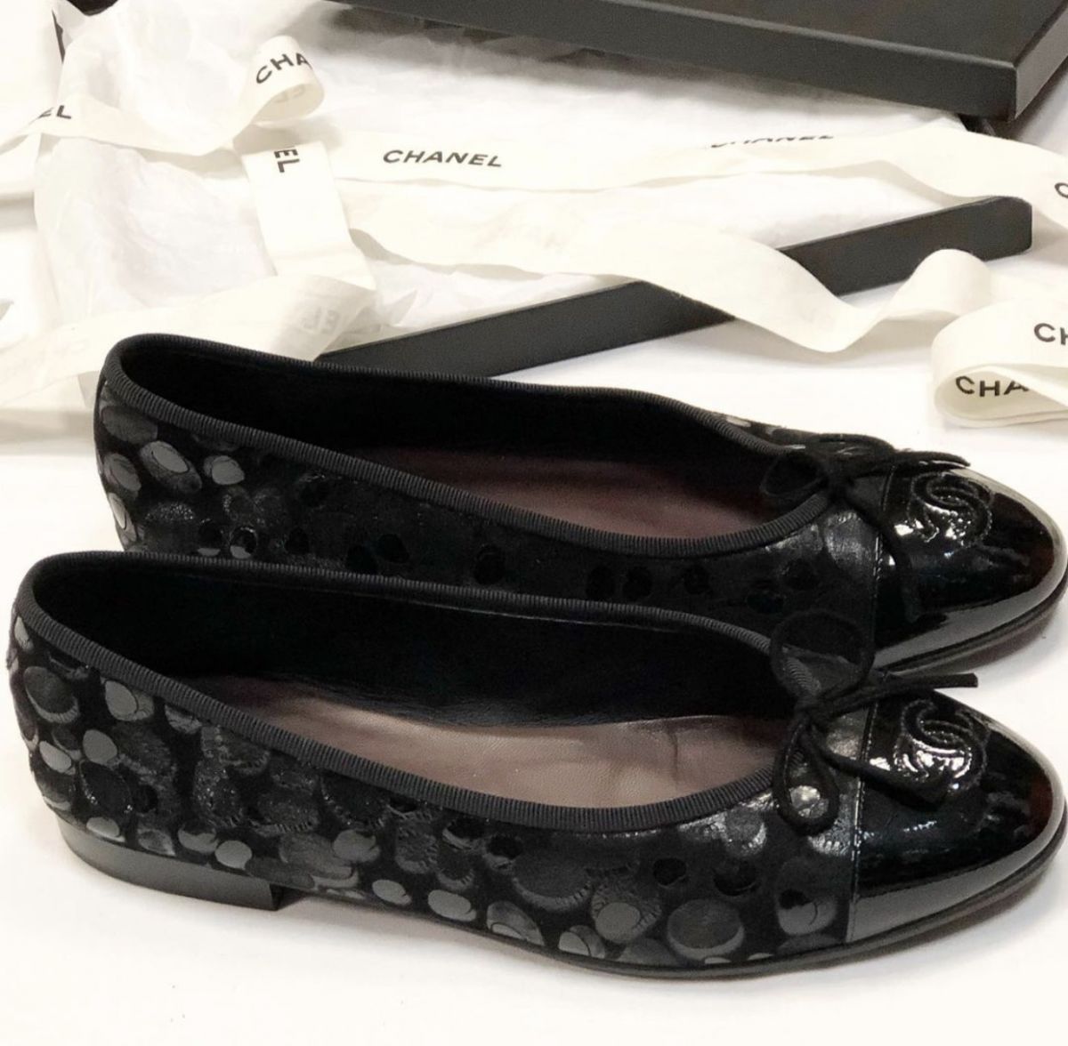Балетки Chanel  размер 38 цена 15 385 руб