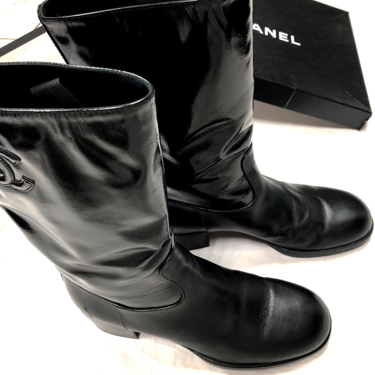 Сапожки Chanel размер 37 цена 23 483 руб