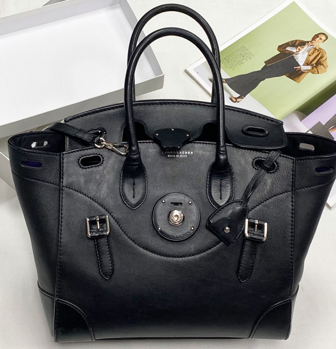 Сумка Ralph Lauren размер 30/25 цена 46 965 руб
