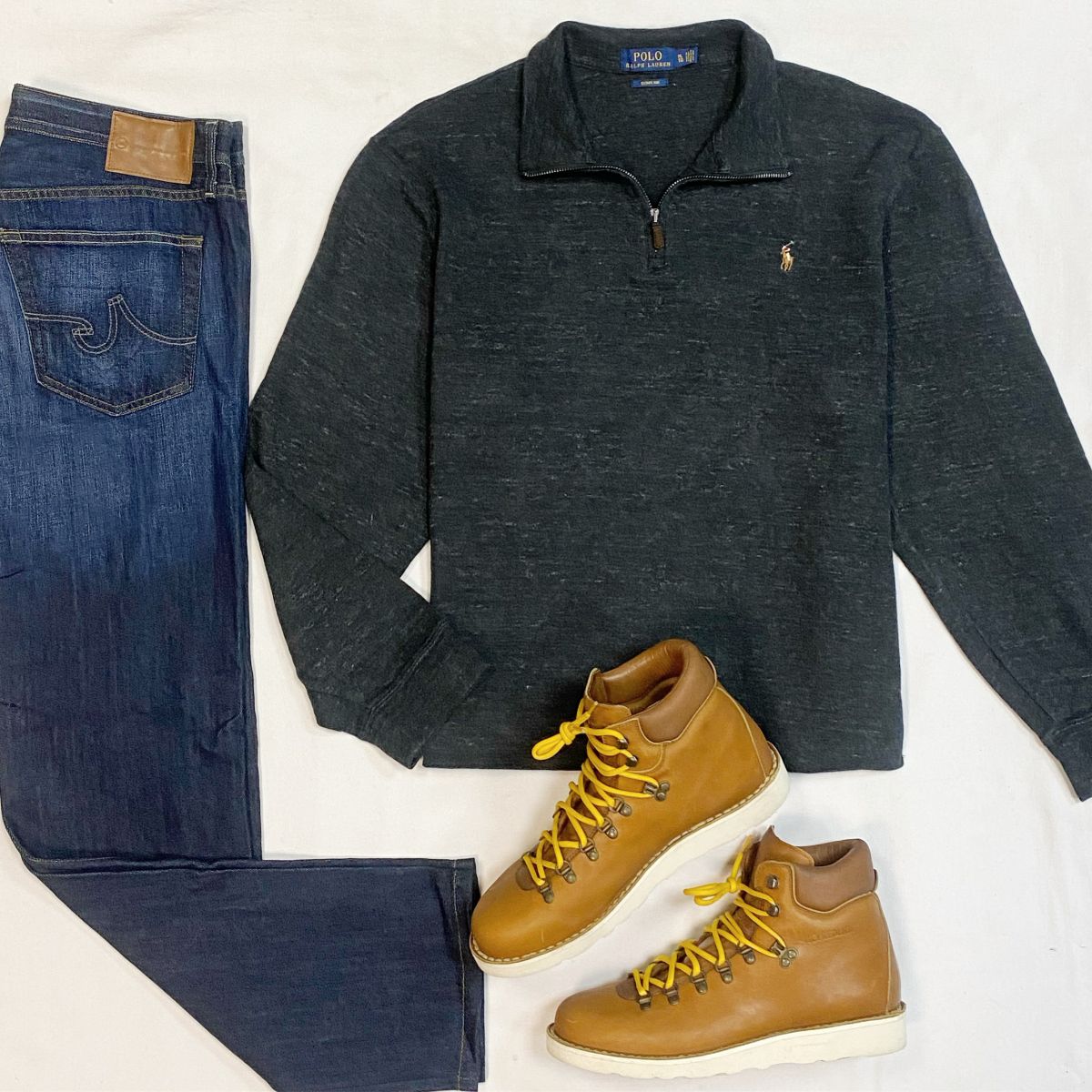#mechtamen Кофта Ralph Lauren размер XL цена 4 616 рубДжинсы Adriano Goldschmied размер 34 цена 2 308 рубБотинки размер 44 цена 10 770 руб