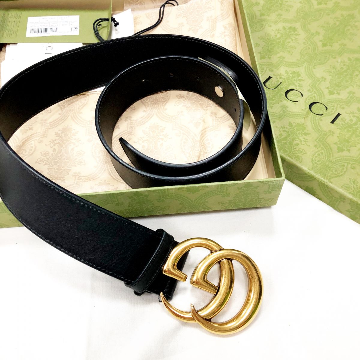 Ремень Gucci размер 85/34 цена 15 655 руб