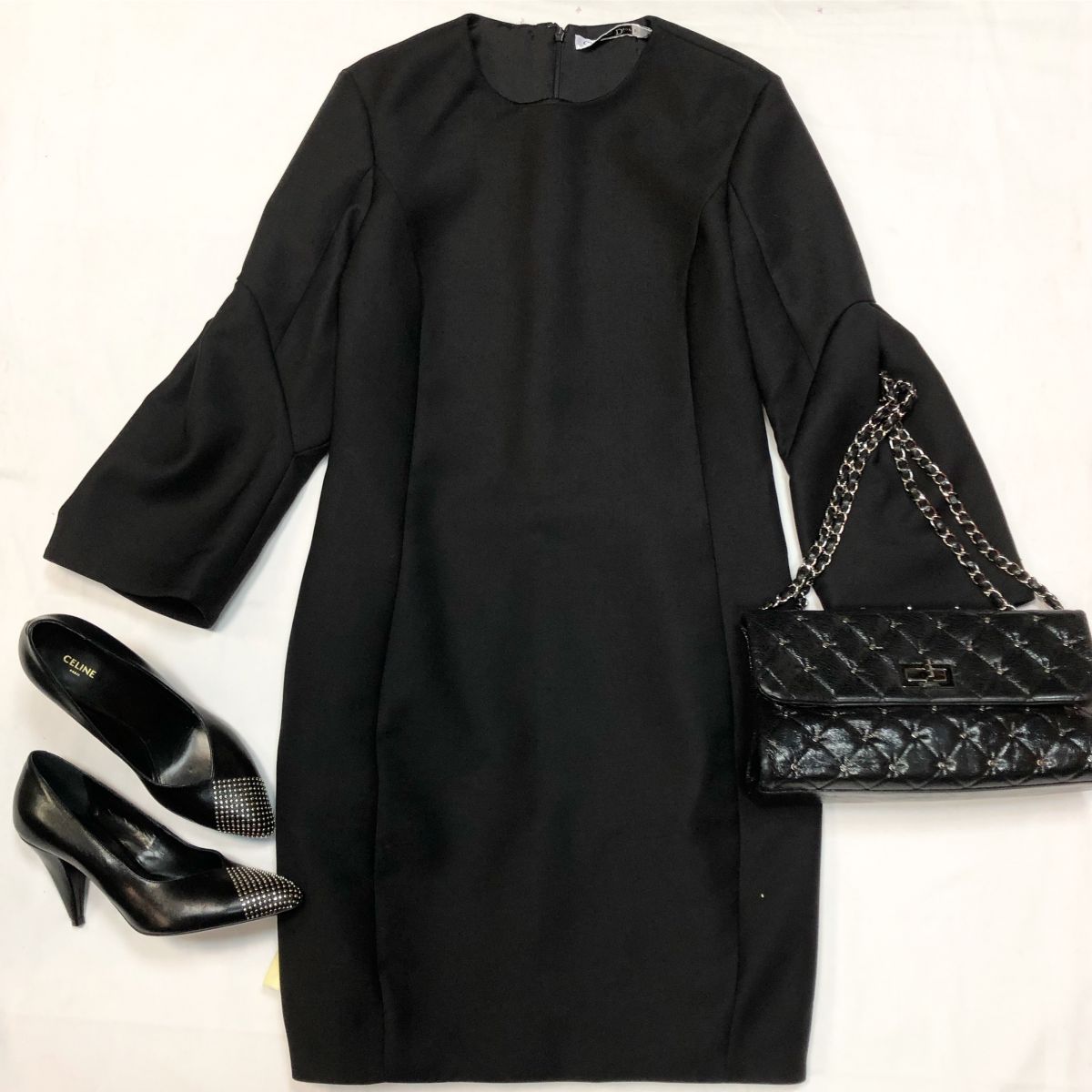 Платье Christian Dior размер 38 цена 30 770 руб Туфли Saint Laurent размер 37 цена 26155 руб Сумка CHANEL