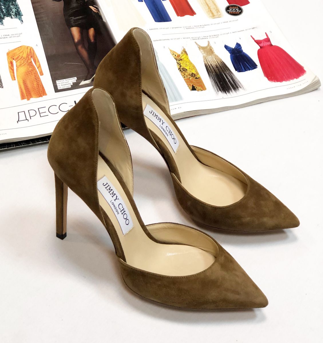 Туфли/замша/ Jimmy Choo размер 38.5 цена 15 385 руб