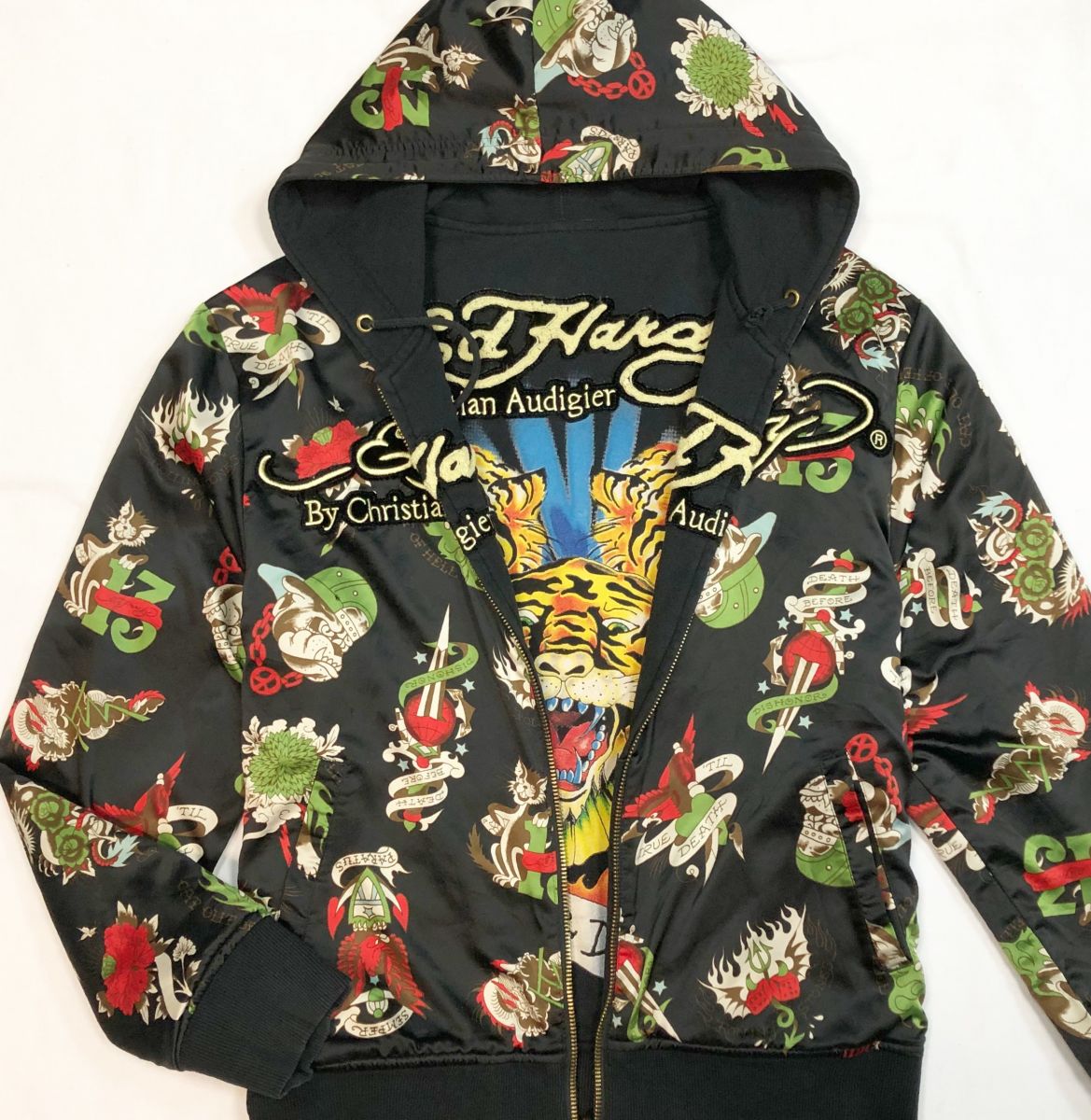 #mechtamen /двухсторонняя/ Тостовка Christian Audigier размер X L цена 7 693 руб