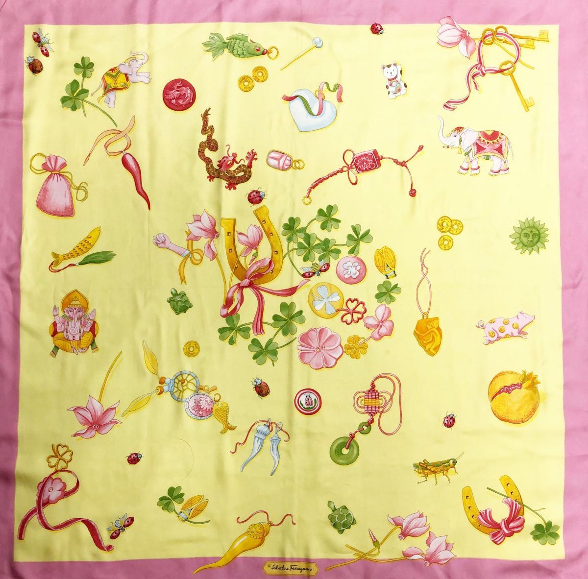 Платок Salvatore Feragamo размер 90/90 цена 7 828 руб
