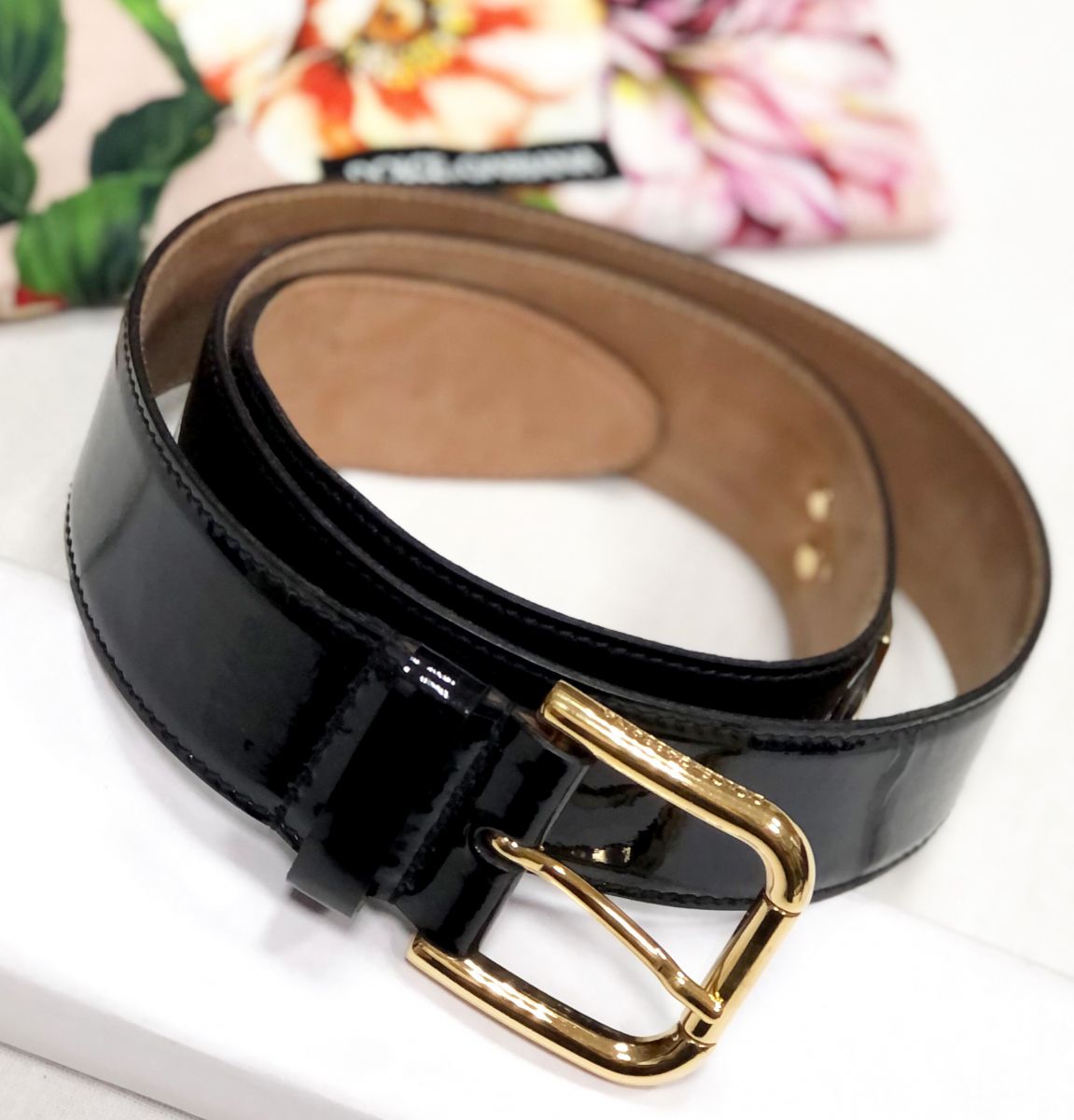 Ремень Dolce Gabbana размер 90/36 цена 7 828 руб 