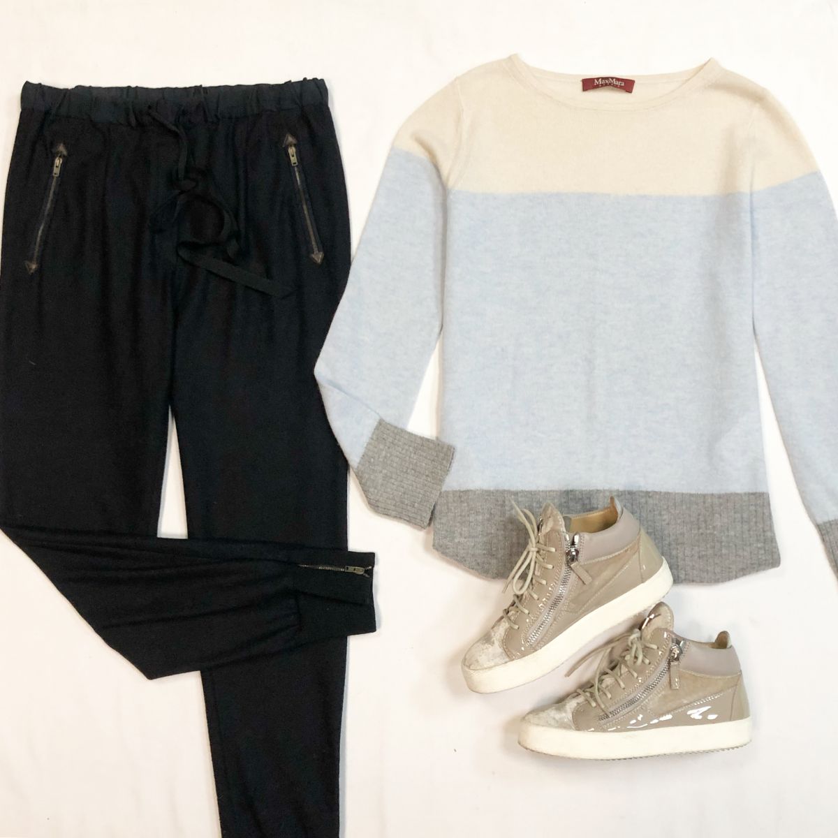 Кофта Max Mara размер S цена 6 154 рубБрюки Pants размер 0 цена 6 154 рубКеды Giuseppe Zanotti размер 37.5 цена 10 770 руб