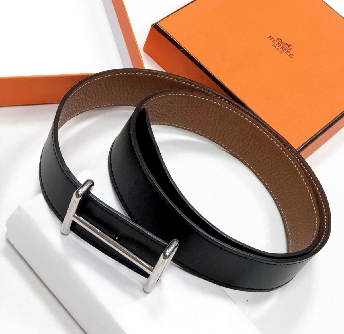Ремень Hermes / двухсторонний/ цена 23 483 руб 