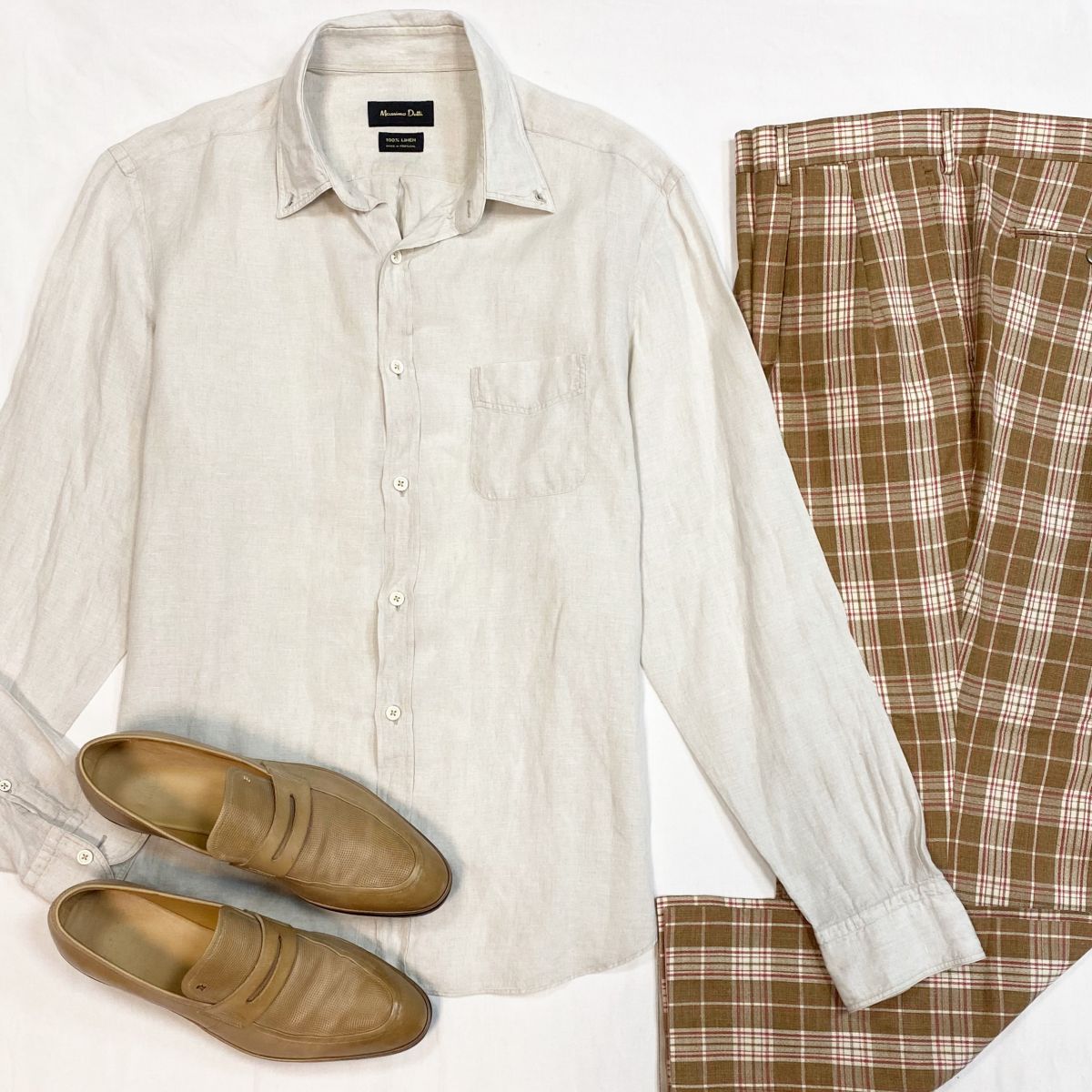 #mechtamen Рубашка/лен/ Massimo Dutti  размер XL цена 2 308 руб
Брюки Eddy Monetti размер 66 цена 7 693 руб
Лоферы Bally размер 42 цена 9 231 руб 