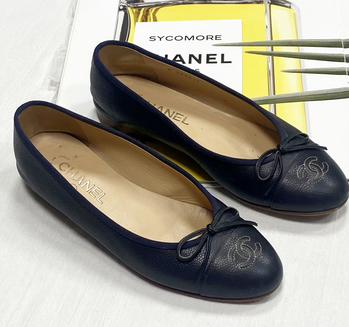 Балетки Chanel размер 38.5 цена 26 614 руб
