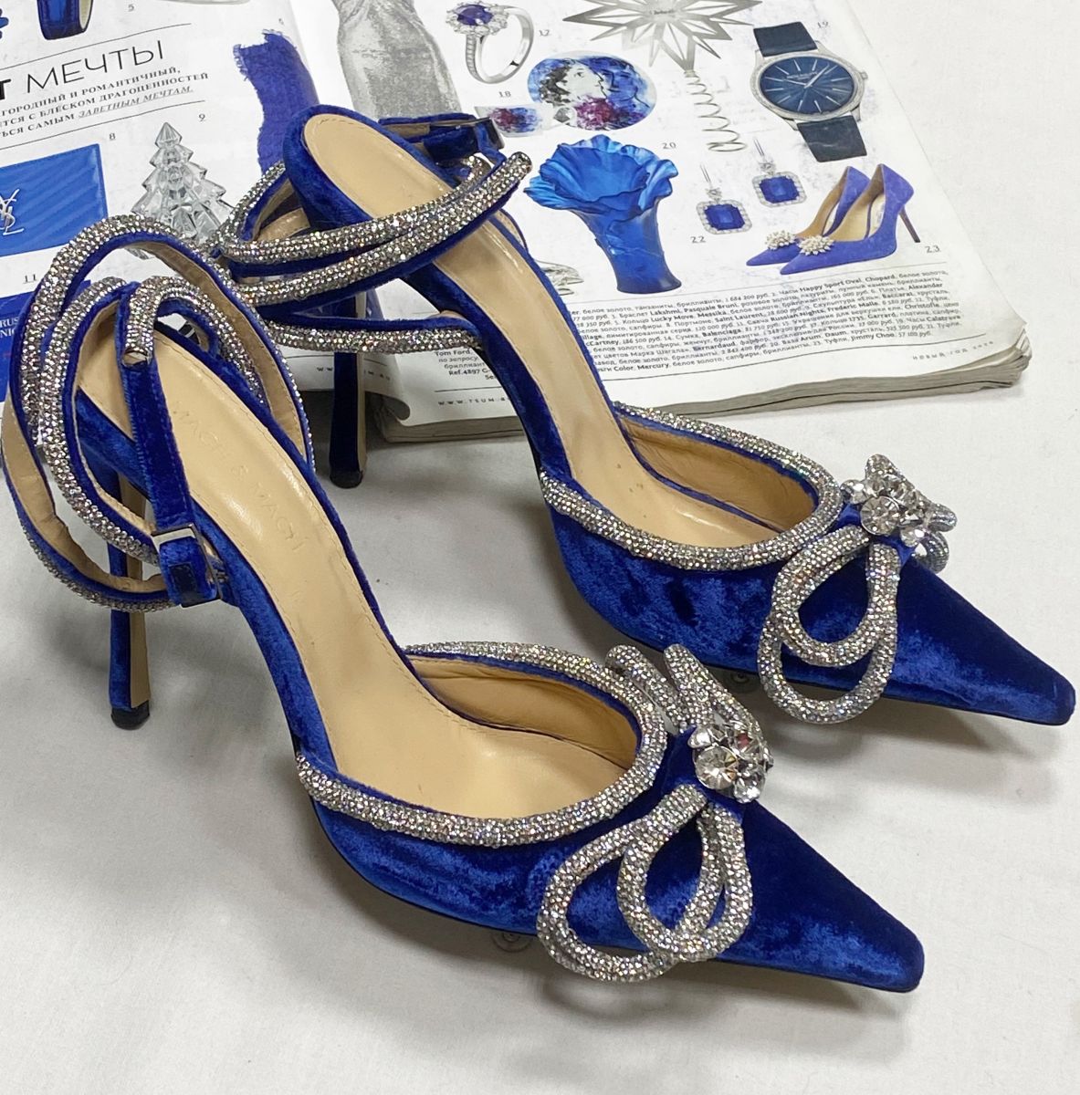 Босоножки/ камни/ Mach Mach размер 39.5 цена 31 310 руб