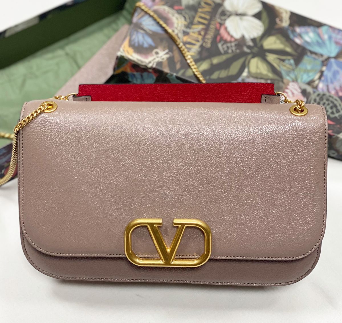 Сумка Valentino размер 27/17 цена 92 310 руб 