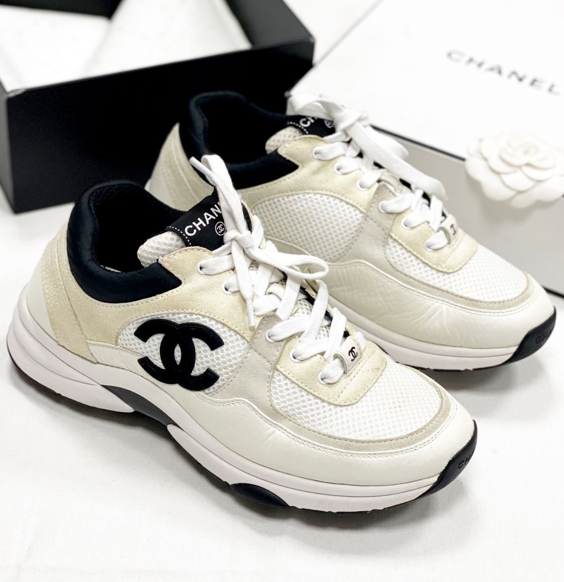 Кроссовки Chanel размер 39.5 цена 46 155 руб 