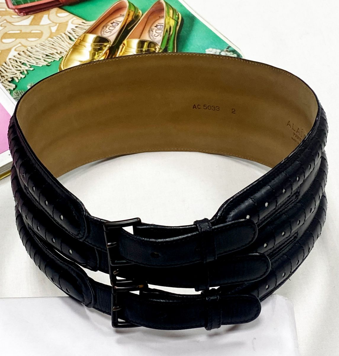 Пояс Alaïa размер 75/30 цена 7 828 руб 