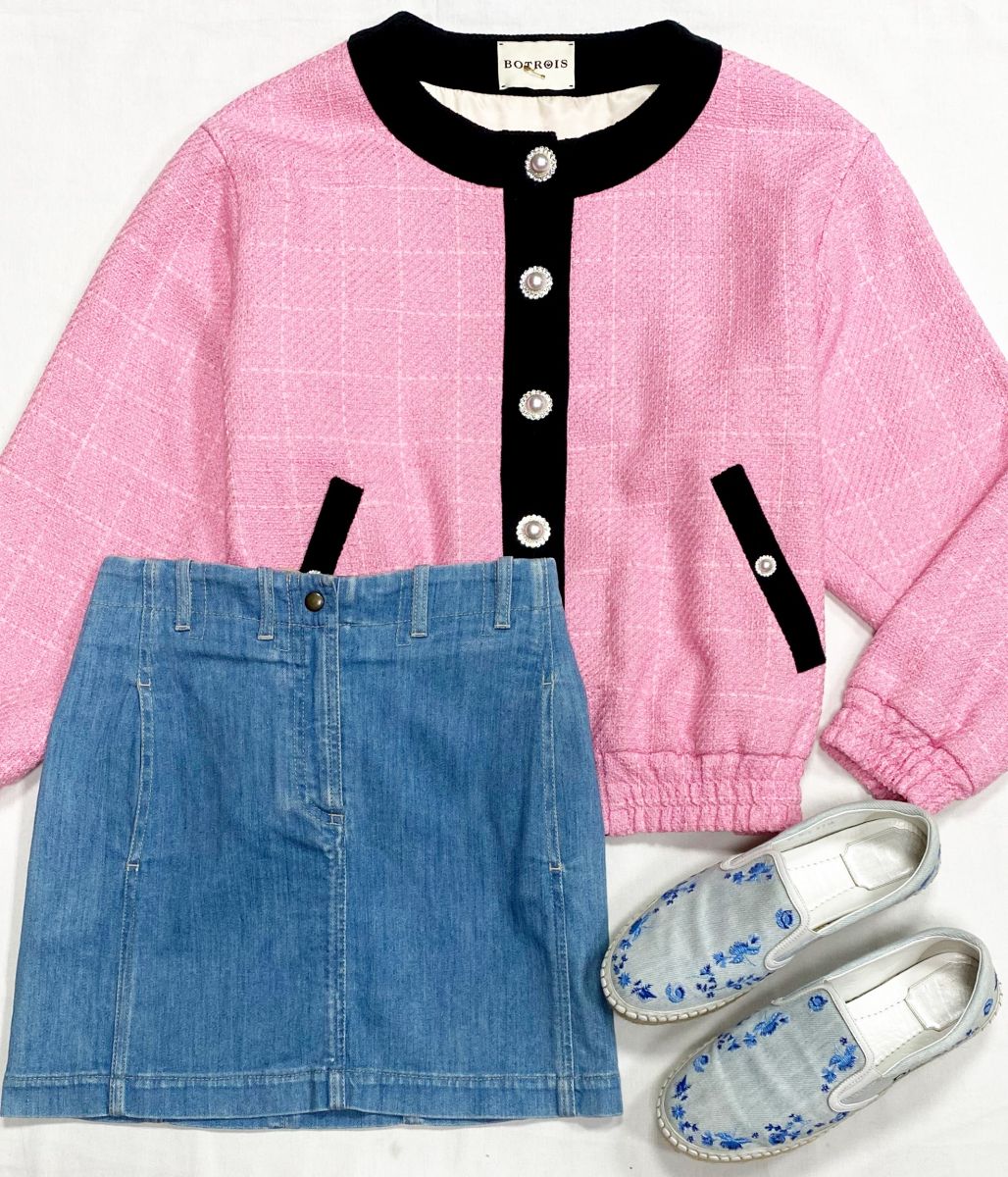 Бомбер/камни/ Botrois размер S цена 15 655 рубЮбка Roberto Cavalli размер 40 цена 4 697 рубЭспадрильи Christian Dior размер 37.5 цена 15 655 руб