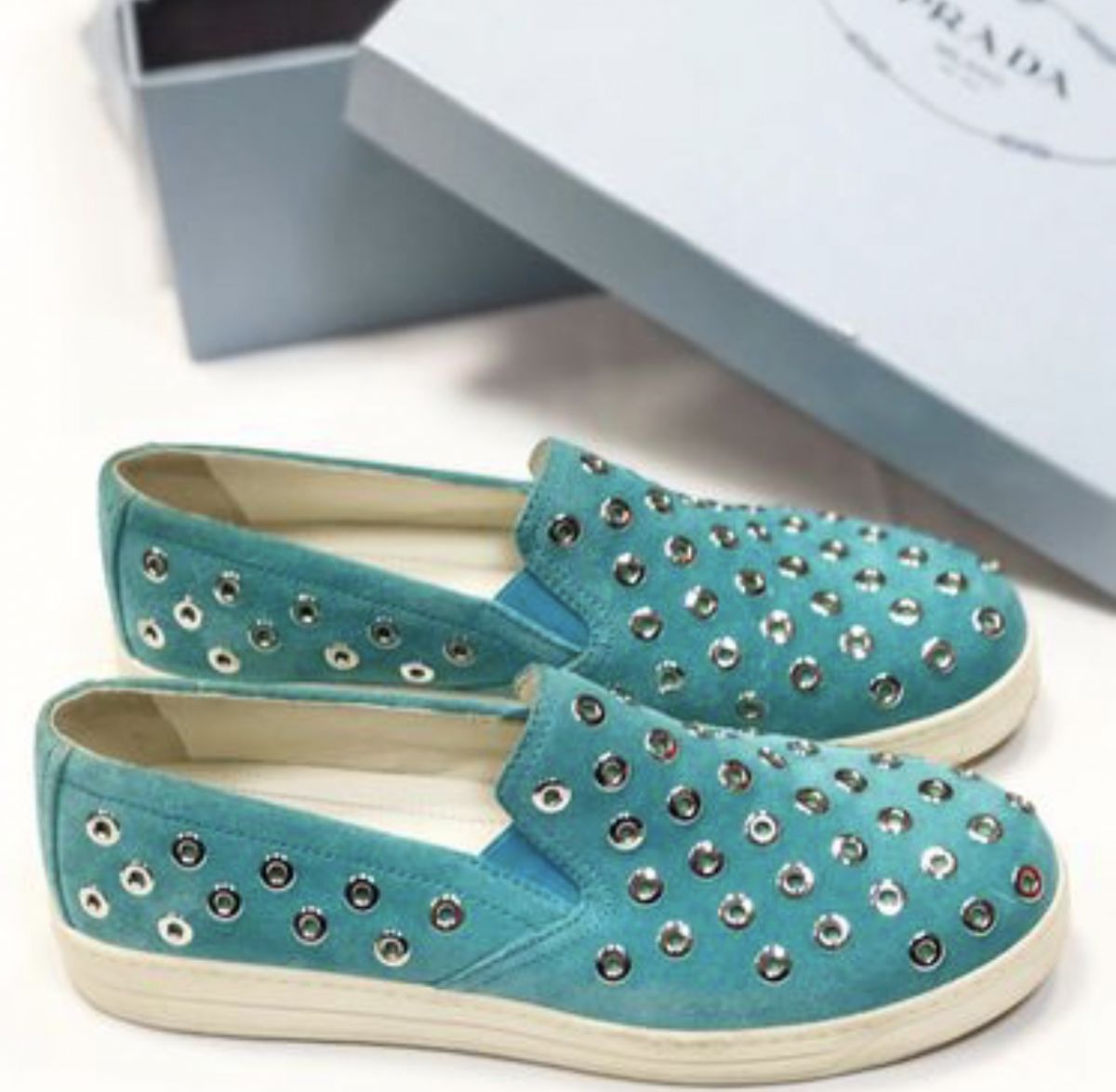 Слипоны Prada размер 38 цена 7 693 руб