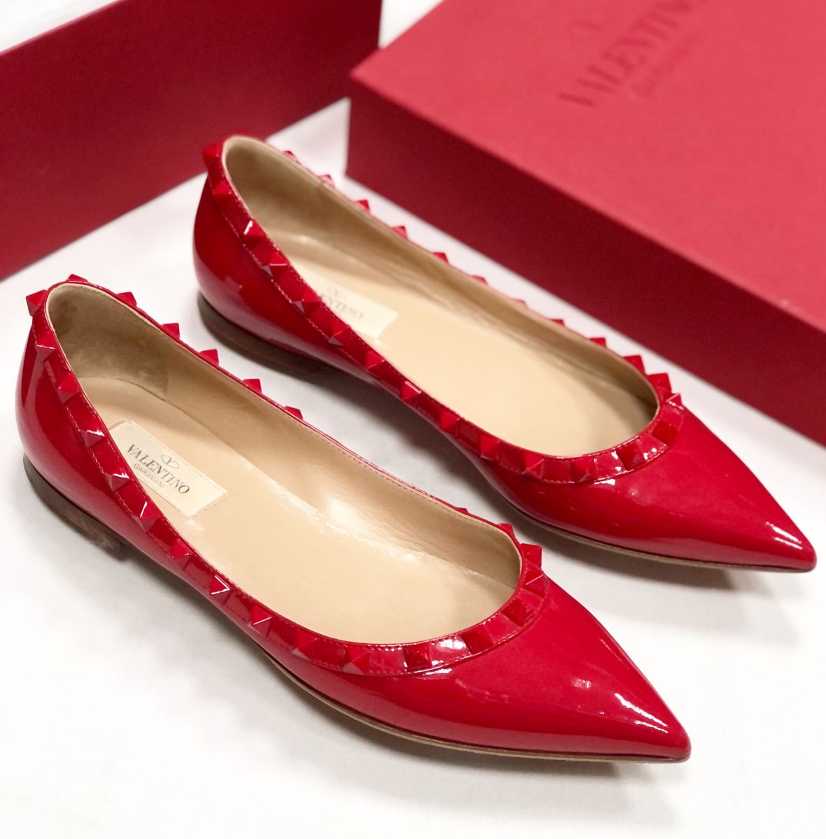 Балетки Valentino размер 37.5 цена 15 655 руб 