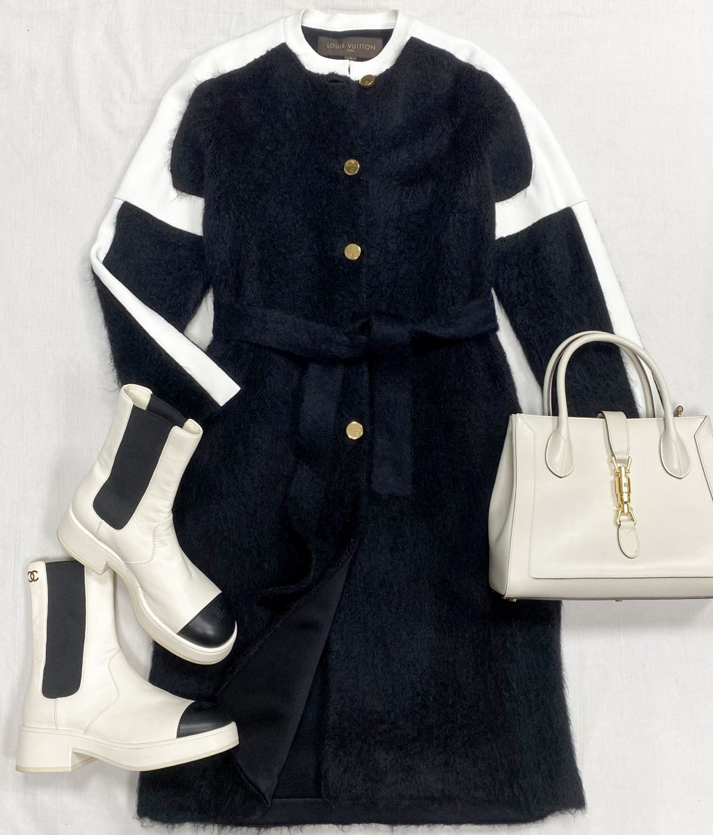 Пальто Louis Vuitton размер M цена 78 275 руб Ботинки Chanel размер 39 цена 109 585 руб Сумка Gucci