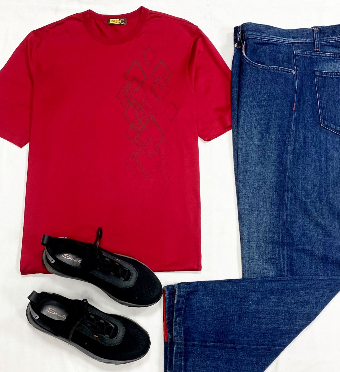 #mechtamen Футболка Zilli размер 52 цена 10 959 рубДжинсы Kiton размер 38 цена 15 655 рубКроссовки Santoni размер 41 цена 15 655 руб