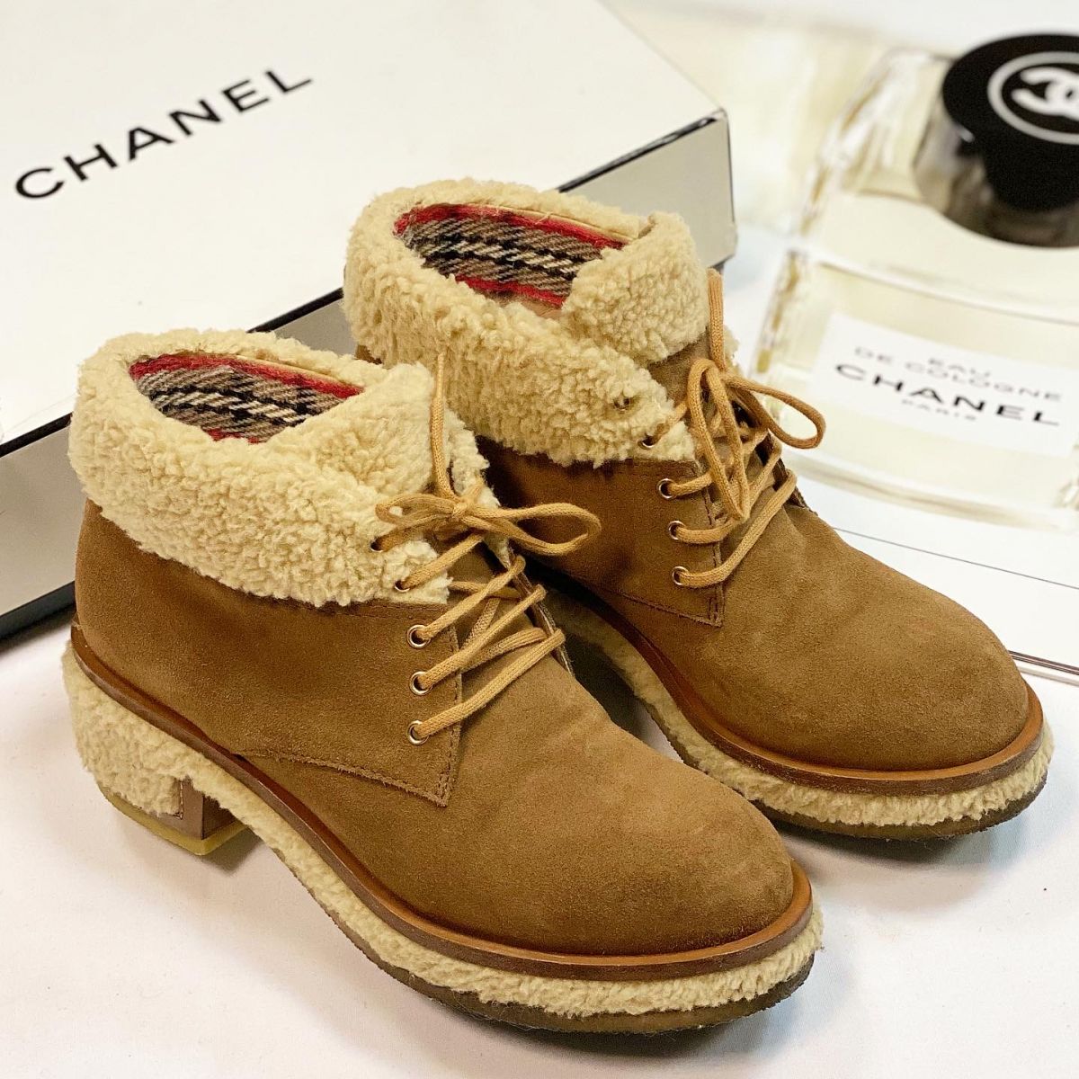Ботинки Chanel размер 38.5 цена 38 463 руб 