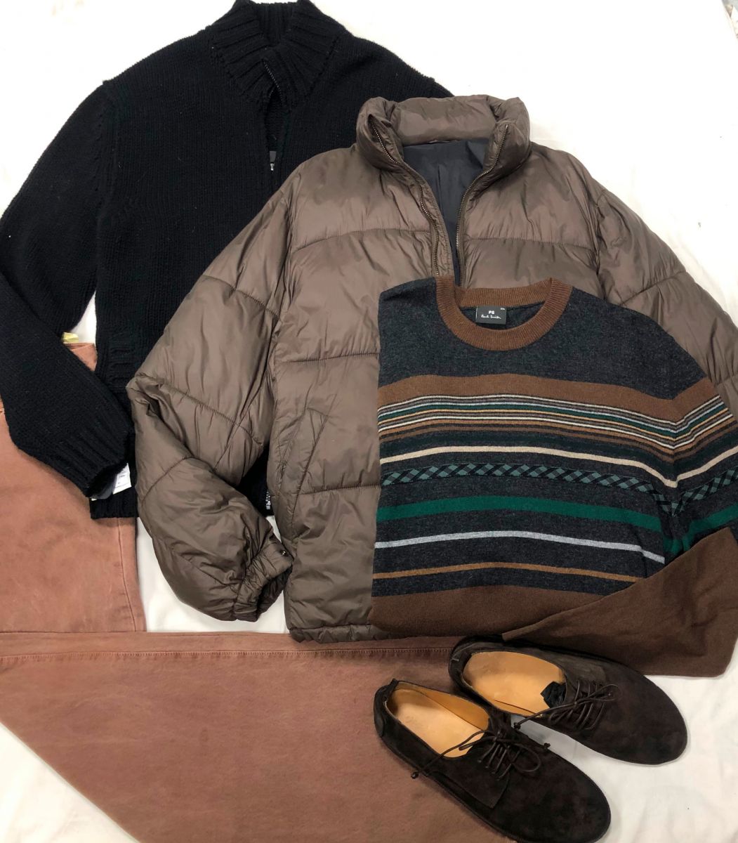 #Mechtamen 
Кардиган / куртка TRUSSARDI JEANS размер XL / 56 цена 7 828 руб / 23 483 руб 
Свитер PAUL SMITH размер XXL цена 7 828 руб 
Ботинки MARSELLE размер 43.1/2 цена 23 483 руб