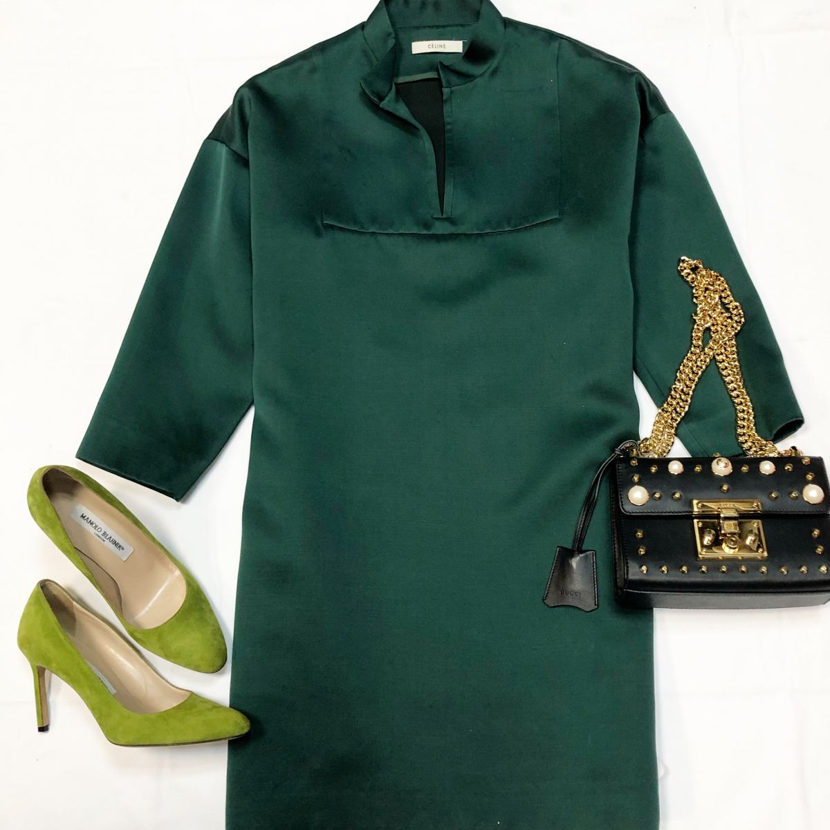 Платье Celine размер 36 цена 10 770 руб Сумка GUCCI