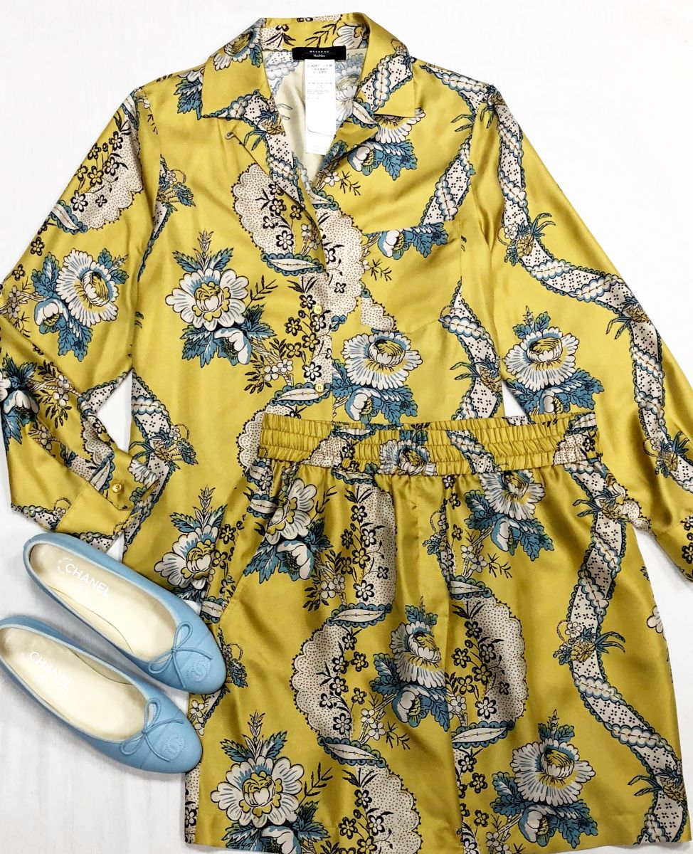 Костюм Weekend/ Max Mara размер 40 цена 23 483 руб
Балетки Chanel размер 38 цена 31 310 руб