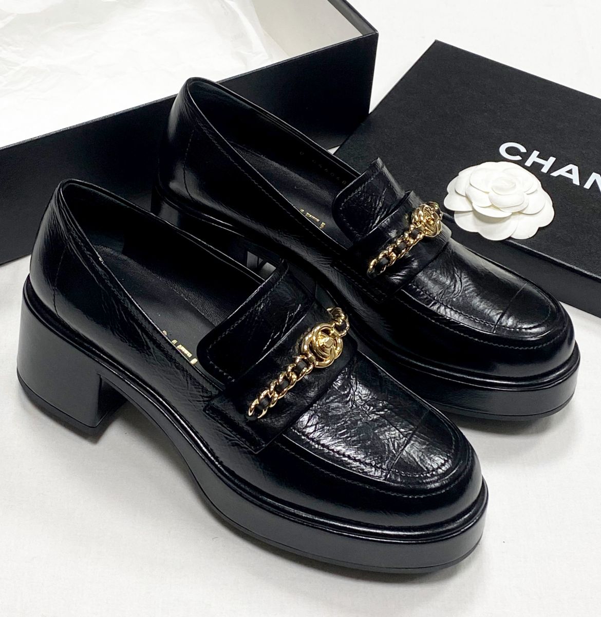 Лоферы Chanel размер 39 цена 109 585 руб