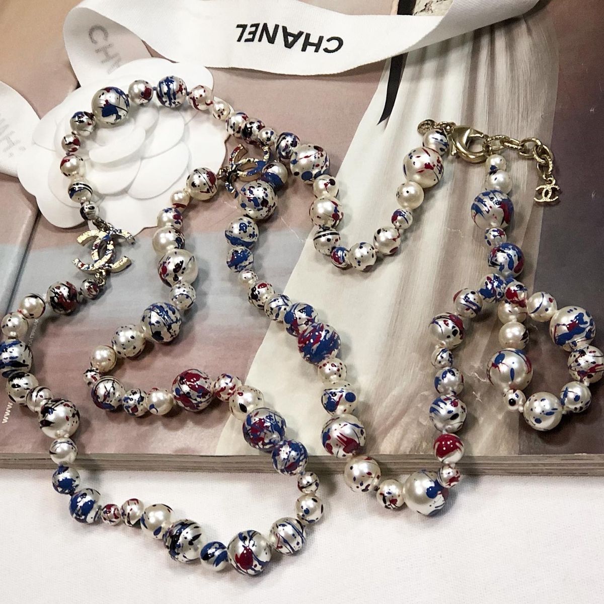 Бусы / жемчуг / Chanel  цена 92 310 руб