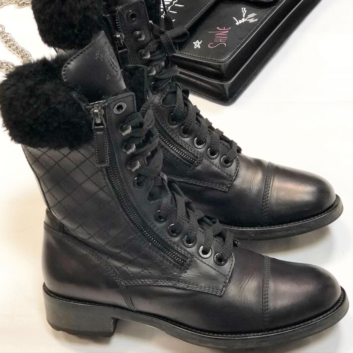 Ботинки зимние Chanel  размер 41 цена 26 155 руб