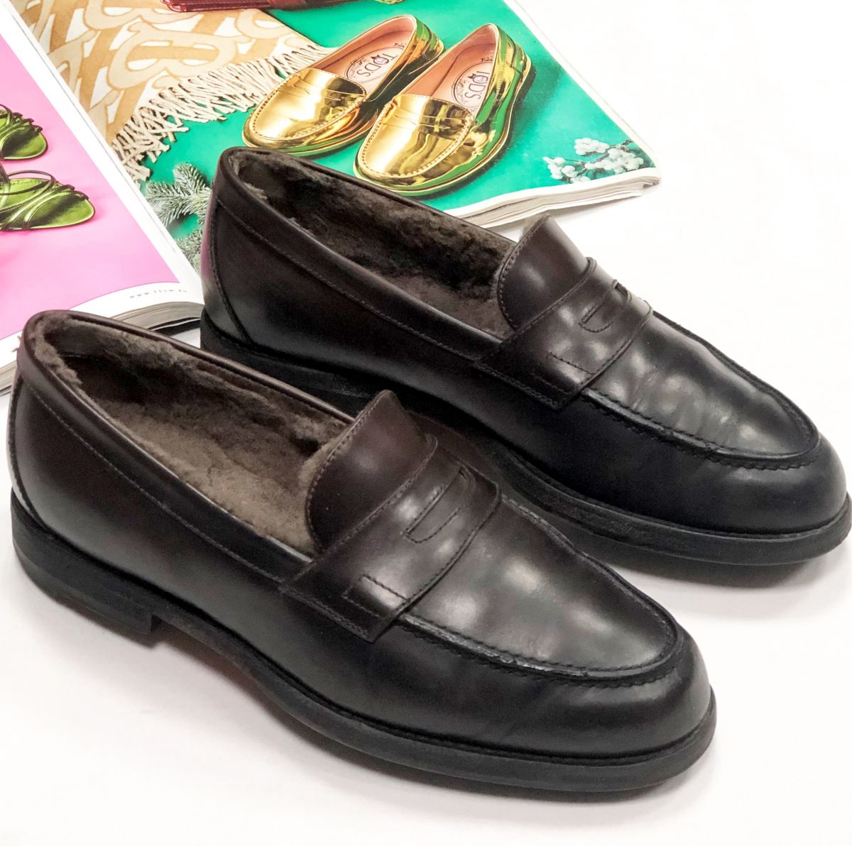 Лоферы Santoni размер 37 цена 15 655 руб

