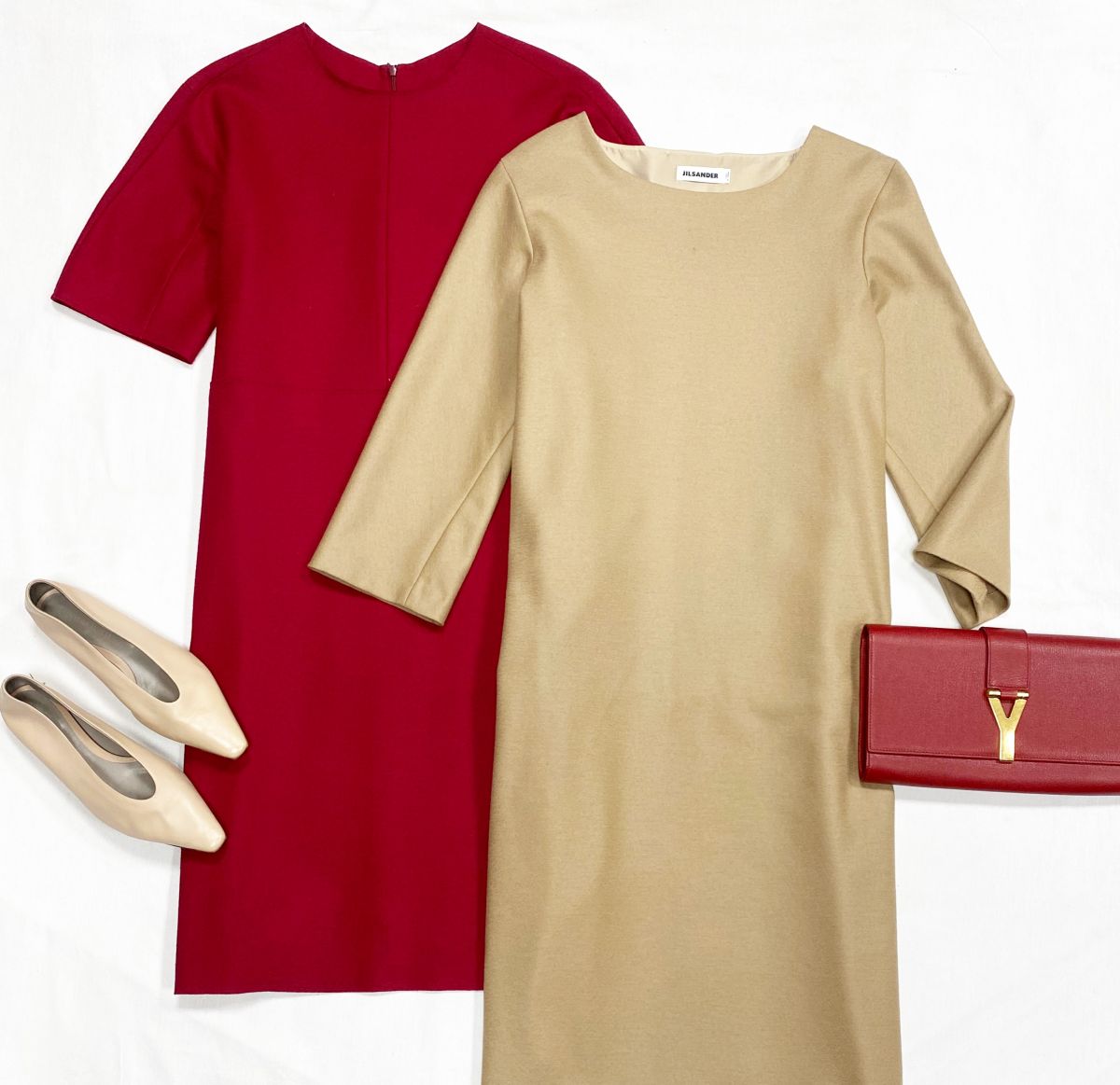 Платье Jil Sander размер 42 цена по 15 385 руб
Балетки Bottega Veneta размер 37.5 цена 15 385 руб
Клатч YSL 