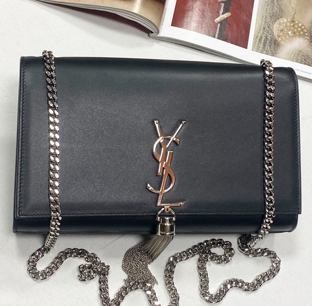 Сумка Saint Laurent размер 24/14 цена 93 930 руб