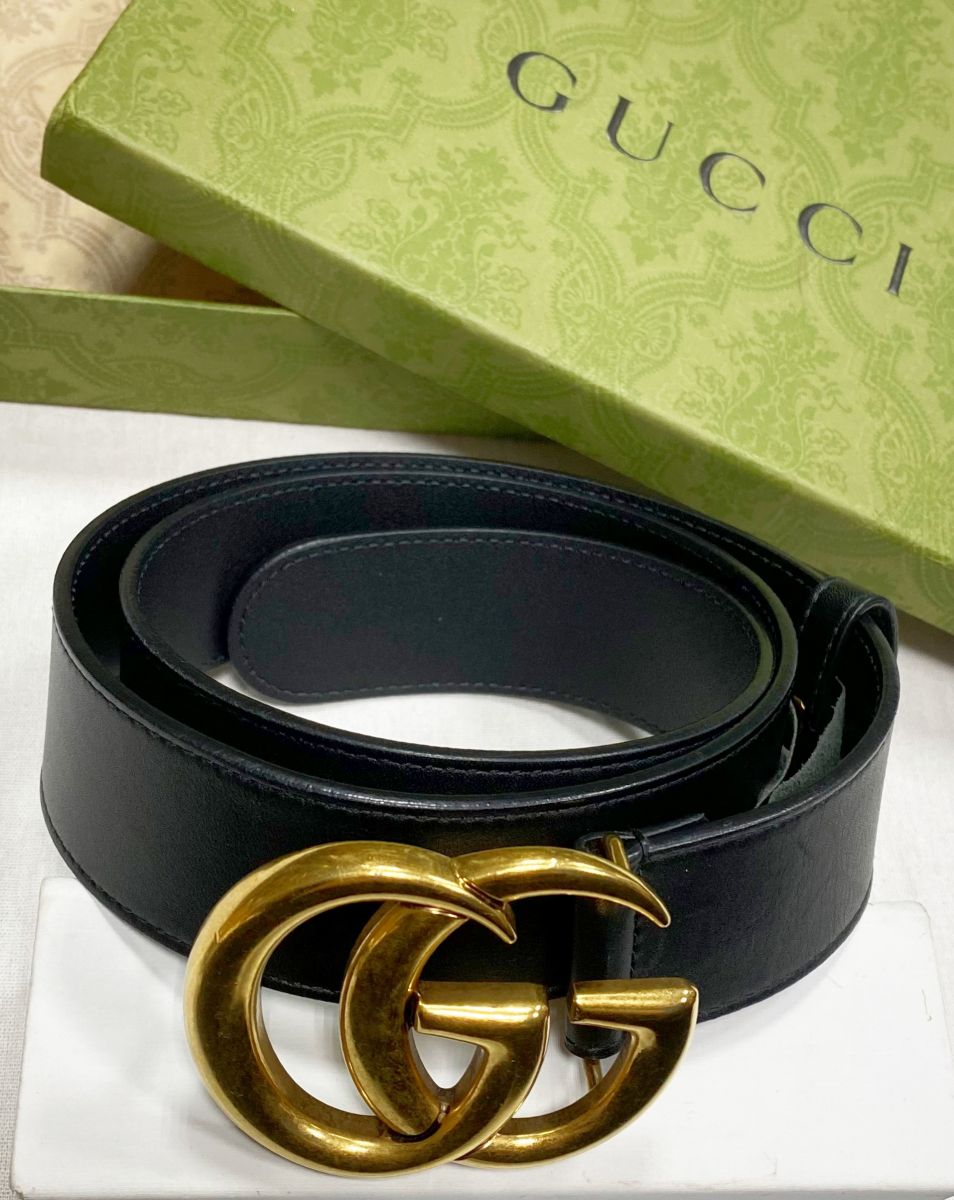 Ремень Gucci размер 85/34 цена 23 483 руб